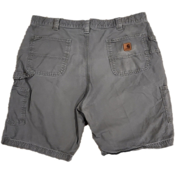 CARHARTT gray workwear cargo shorts - Picture 2 of 7